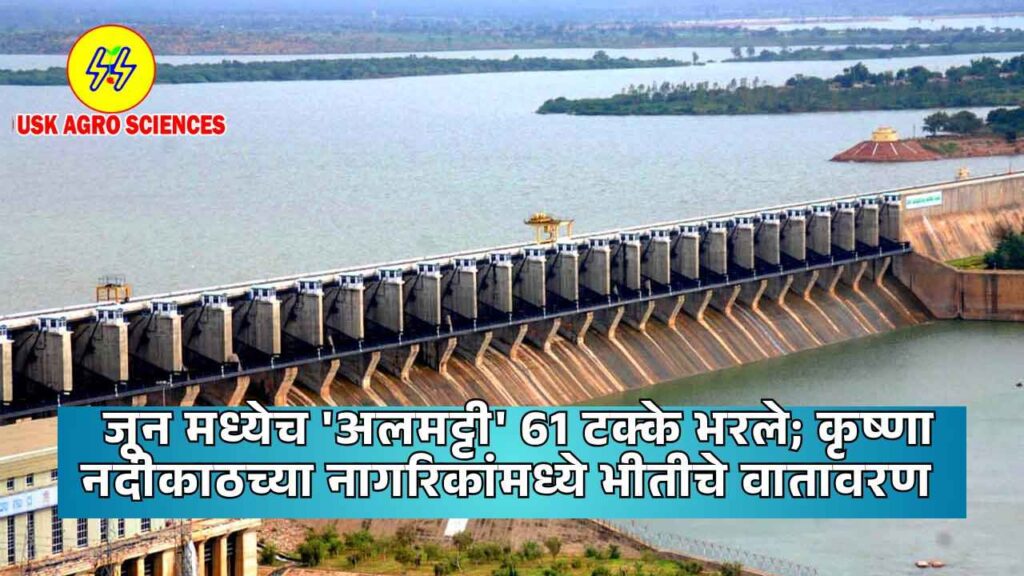 Almatti Dam Water Storage 2025