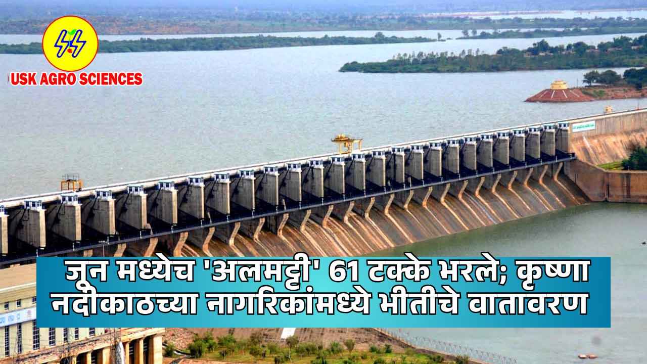 Almatti Dam Water Storage 2025