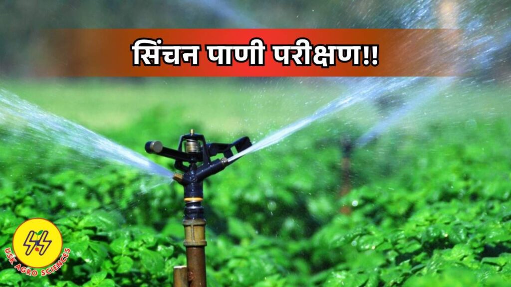Irrigation Water Testing 2025